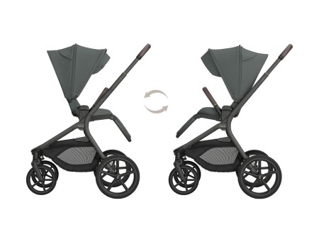 Cochecito Bebé System Duo Goya Olive de Kikkaboo - Mi Pequeño