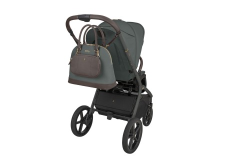 Cochecito Bebé System Duo Goya Olive de Kikkaboo - Mi Pequeño