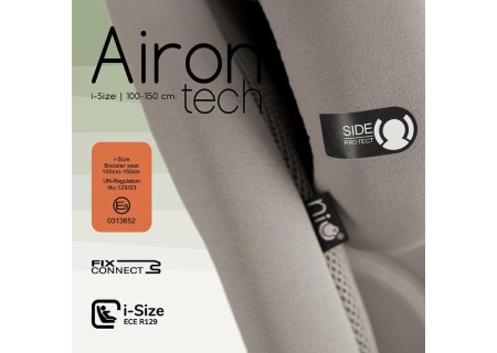 Silla de Coche Airon Tech Taupe Grupo 2/3 | Niu | Mi Pequeño