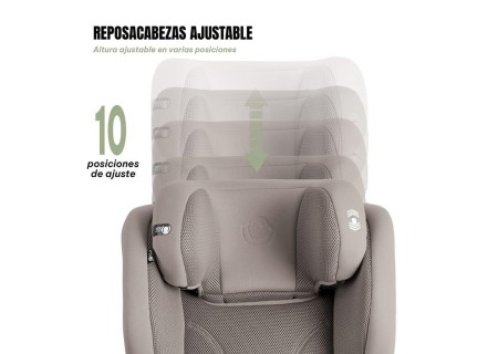 Silla de Coche Airon Tech Taupe Grupo 2/3 | Niu | Mi Pequeño