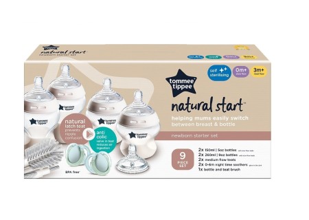 Set Biberones Anticolico Natural Start | Tommee Tippee | Mi Pequeño