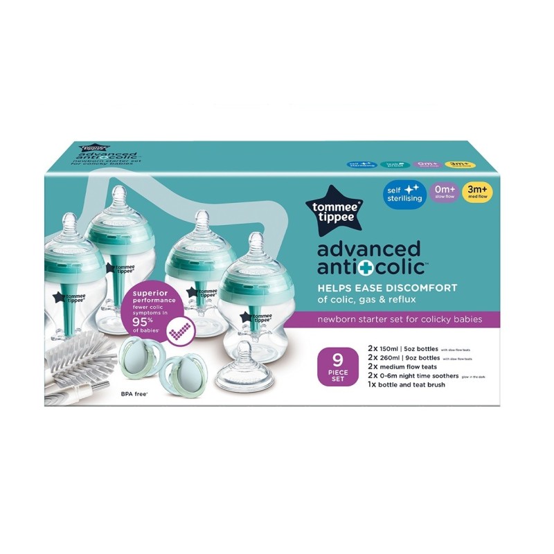 Set Advanced Anticolico Biberones | Tommee Tippee | Mi Pequeño.com