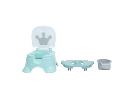 Orinal Infantil 3 en 1 Corona Light Blue Olmitos | Mi Pequeño