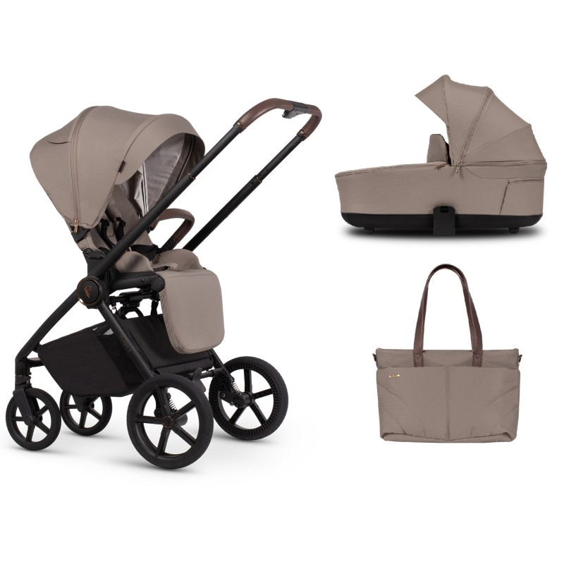 Cochecito System Duo Venicci Claro 2 Almond | Mi Pequeño