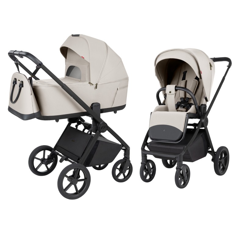 Cochecito System Duo Ultra F Milk Grey | Carrello | Mi Pequeño