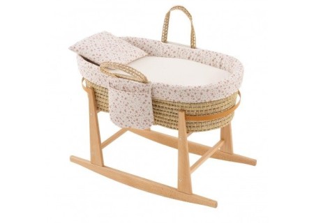 MOISES BEBE MIO CUCO + PATAS HONOLULU BEIGE/FLORES de Cambrass I Mi Pequeño
