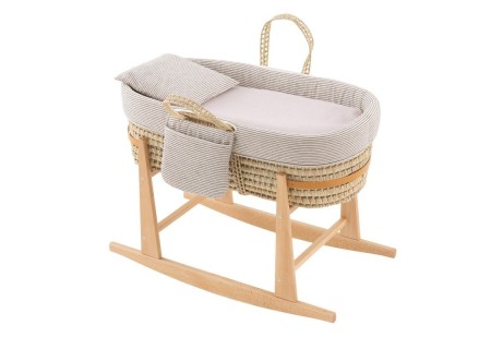 Moisés Bebé Mio Cuco KANSAS BEIGE/ GRIS + Patas | Cambrass |Mi Pequeño| Compra Online
