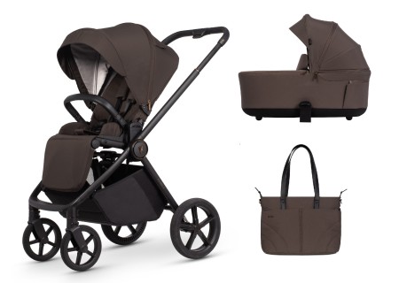 Cochecito System Duo Venicci Claro 2 Chocolate | Mi Pequeño