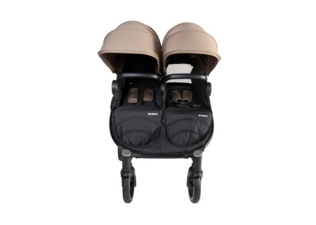 Silla Gemelar Easy Twin 4 Black Taupe | Baby Monsters | Mi Pequeño
