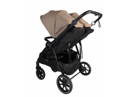 Silla Gemelar Easy Twin 4 Black Taupe | Baby Monsters | Mi Pequeño