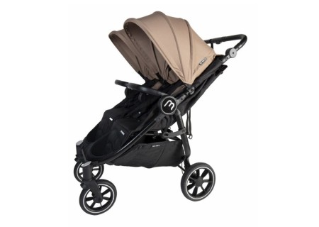 Silla Gemelar Easy Twin 4 Black Taupe | Baby Monsters | Mi Pequeño