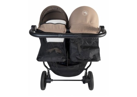 Silla Gemelar Easy Twin 4 Black Taupe | Baby Monsters | Mi Pequeño