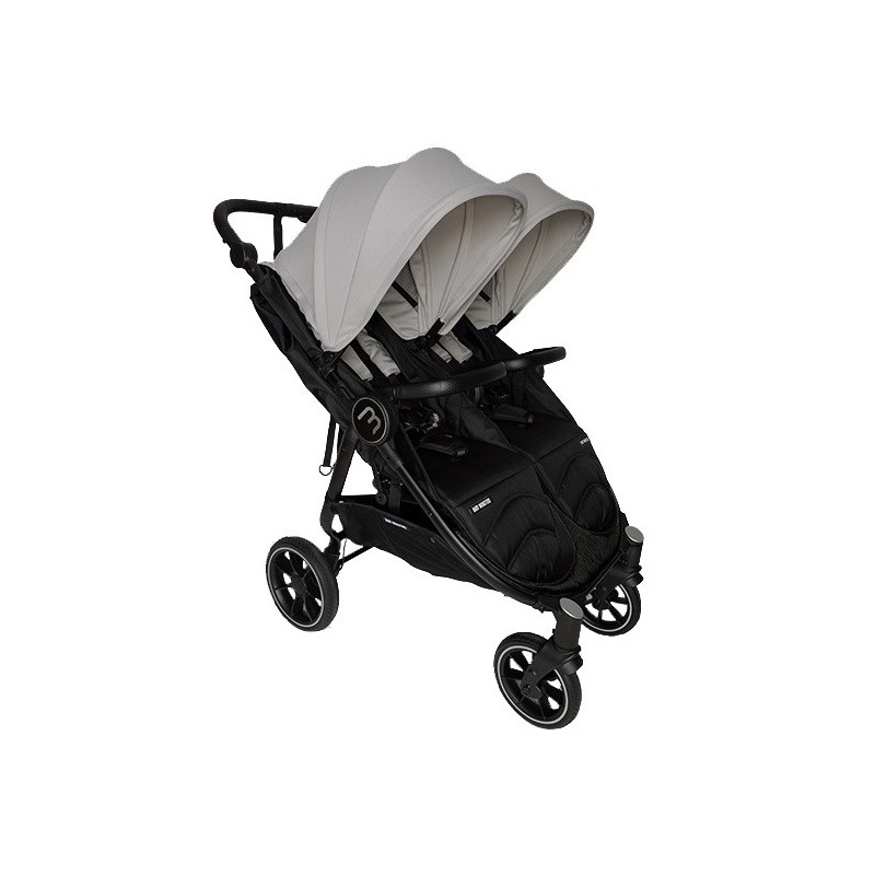 Silla Gemelar Easy Twin 4 Black Stone | Baby Monsters | Mi Pequeño