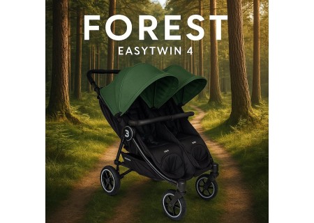 Silla Gemelar Easy Twin 4 Black Forest | Baby Monsters | Mi Pequeño