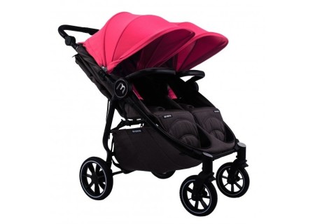 Silla Gemelar Easy Twin 4 Black Burdeos | Baby Monsters | Mi Pequeño