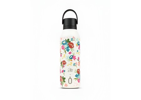 Botella Termo Mii 60 Abigail Morales - Bouquet Cream | Runbott | Mi Pequeño