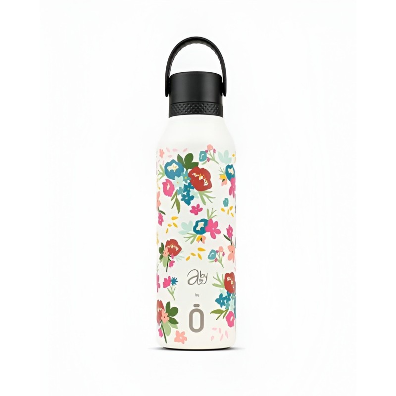 Botella Termo Mii 60 Abigail Morales - Bouquet Cream | Runbott | Mi Pequeño