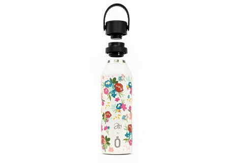 Botella Termo Mii 60 Abigail Morales - Bouquet Cream | Runbott | Mi Pequeño
