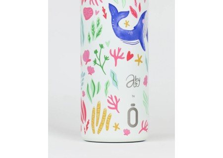 Botella Termo Mii 60 Abigail Morales - Reef Cream | Runbott | Mi Pequeño