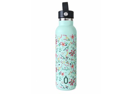 Botella Termo 60 cl María Isasi - Garden Melón | Runbott | Mi Pequeño