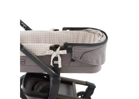 Garnitura Reversible Vichy Verde | Norababy | Mi Pequeño