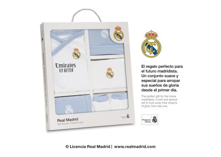 Conjunto Primera Puesta Real Madrid | Interbaby | Mi Pequeño