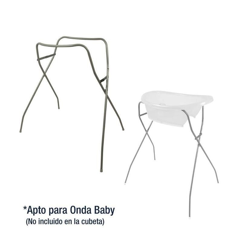Soporte de Metal Onda Baby Okbaby | Seguridad para el Baño- Mi Pequeño.com
