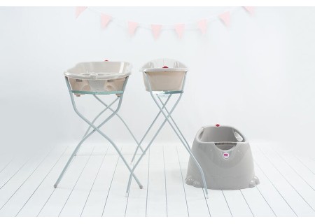 Soporte de Metal Onda Baby Okbaby | Seguridad para el Baño- Mi Pequeño.com